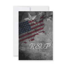 Patriotic United Staaten American Flag Wedding