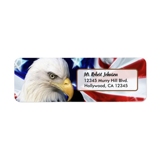 Patriotic United Staaten Bald Eagle (Vorne)