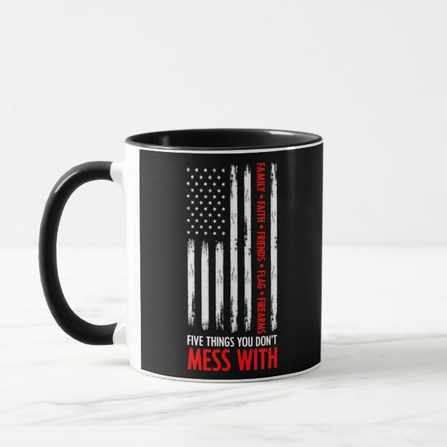 Patriotic US Citizen Family Funny Quote American Tasse (Links)