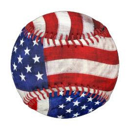 Patriotic US Flag Game Ball