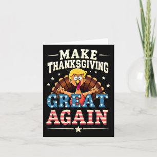 Patriotic US Flag Trump Türkei Erntedank G Karte