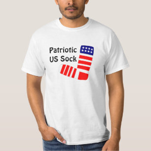 Patriotic US Sock T Shirt