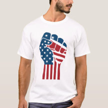 Patriotic USA American Flag Hand Protest Design