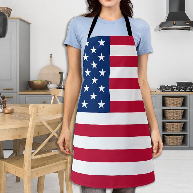 Patriotic USA American Flag Stars Stripes GRILLEN Schürze (Von Creator hochgeladen)