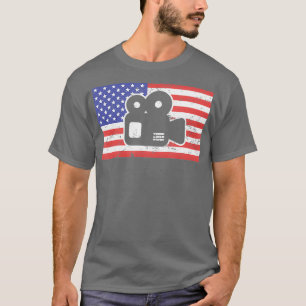 Patriotic USA - Film Director Drehbuchautor T-Shirt