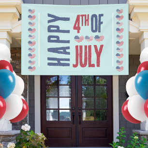 Patriotic USA Flag 4. Juli Banner