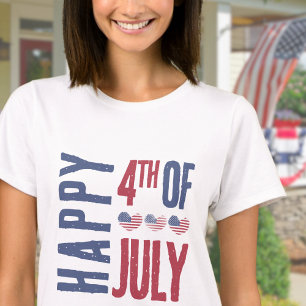 Patriotic USA Flag 4. Juli T-Shirt