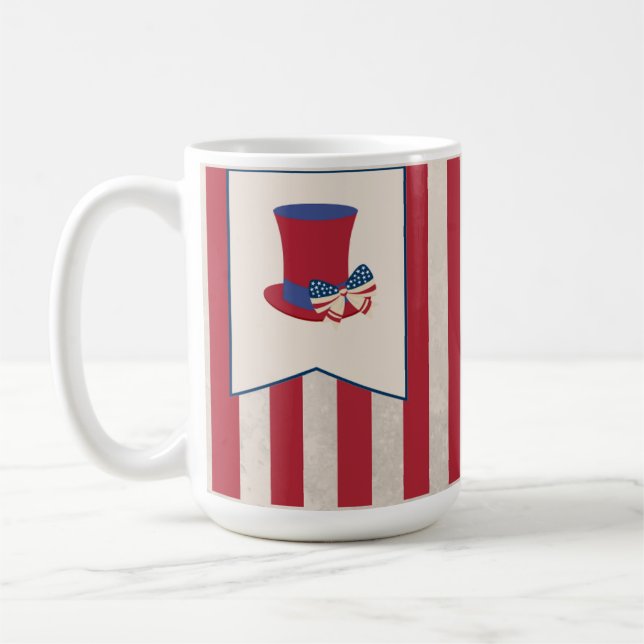 Patriotic USA Flag Tasse | American Pride Coffee C (Links)