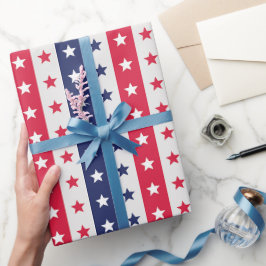 Patriotic USA flagge US Flagge American Geschenkpapier