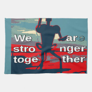 Patriotic USA Hope Graphic Art Print Design Handtuch
