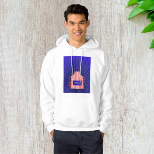 Patriotic USA Koch Red White Blue GRILLEN Cooking Hoodie