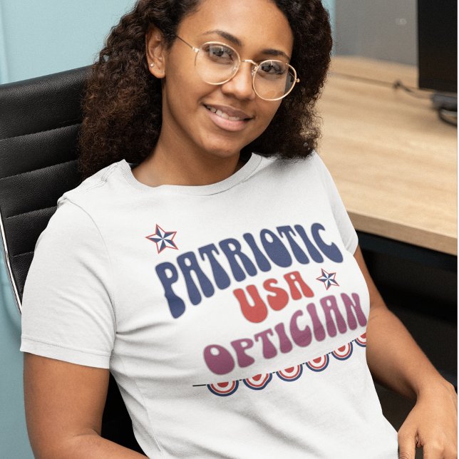 Patriotic USA Optician T-Shirt (Von Creator hochgeladen)