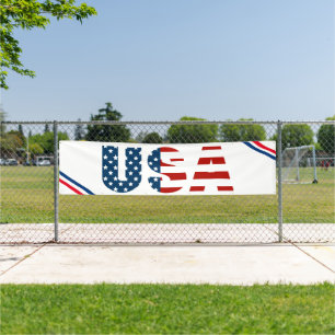 Patriotic USA Outdoor Banner