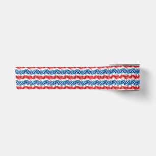 Patriotic USA Satin Ribbon for Crafts Satinband