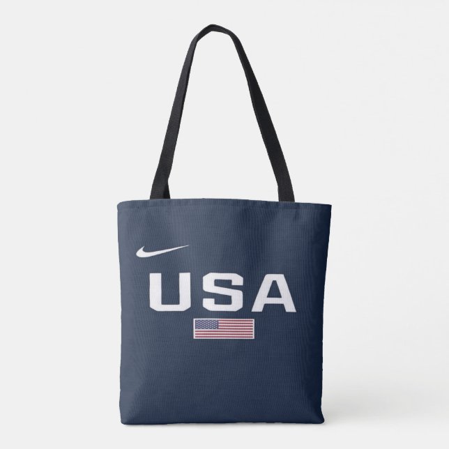 Patriotic USA Tote Bag – Double-Sided American Fla Tasche (Rückseite)