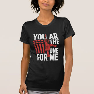Patriotic Valentine Shirt for Him You Are The One 
