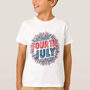 Patriotic Vibes: Amerikanische Unabhängigkeitstag  T-Shirt