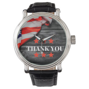 Patriotic Vielen Dank Armbanduhr