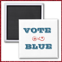 Patriotic VOTE BLUE Magnet