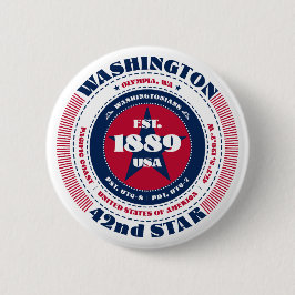 Patriotic Washington Circle mit Staat Details Button