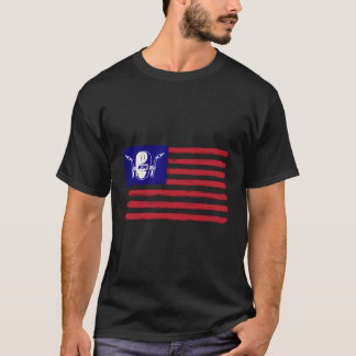 Patriotic Welder störte amerikanische Flagge 4th o T-Shirt