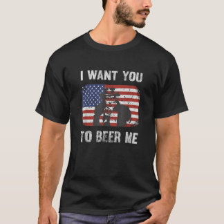 Patriotic Wollte ich dich, mich lustig gestört zu T-Shirt