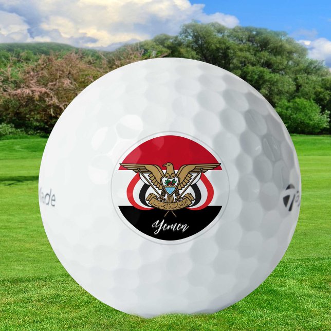 Patriotic Yemeni Flag Golf Balls, Jemen Golfball (Von Creator hochgeladen)
