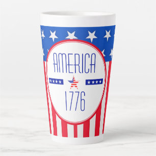 Patriotikamerikaner Milchtasse
