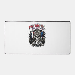 Patriotique 1776 Tout Terrain Crâne Monster Truck