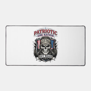 Patriotique 1776 Tout Terrain Crâne Monster Truck