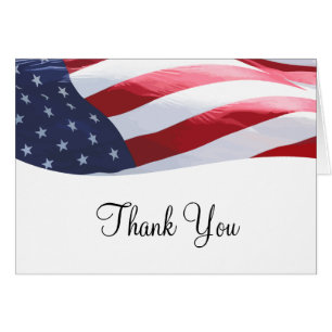 Patriotique American Business Merci Cartes
