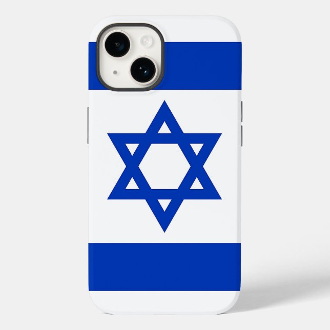 Patriotique Apple Coque-Mate, Israël drapeau Coque (Verso)