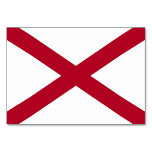 Patriotique, carte spéciale avec Drapeau de l'Alab