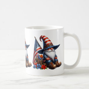 Patriotique Gnome Coffee Mug