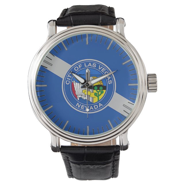 Patriotique, montre spéciale avec drapeau de Las V (devant)