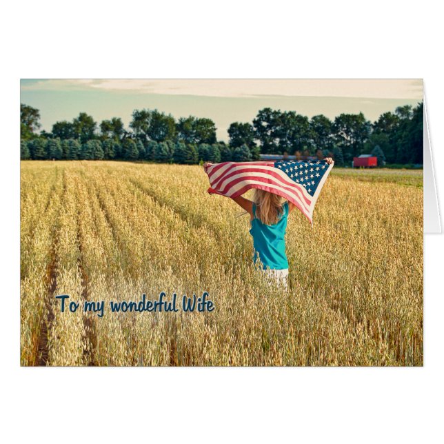 Patriotique pour femme (Devant horizontal)