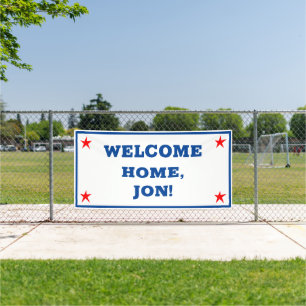 Patriotique USA Welcome Accueil Bannière