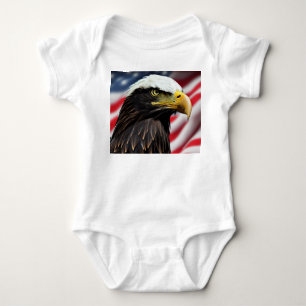 Patriotisch/Adler/Amerikanisch/USA Baby Strampler