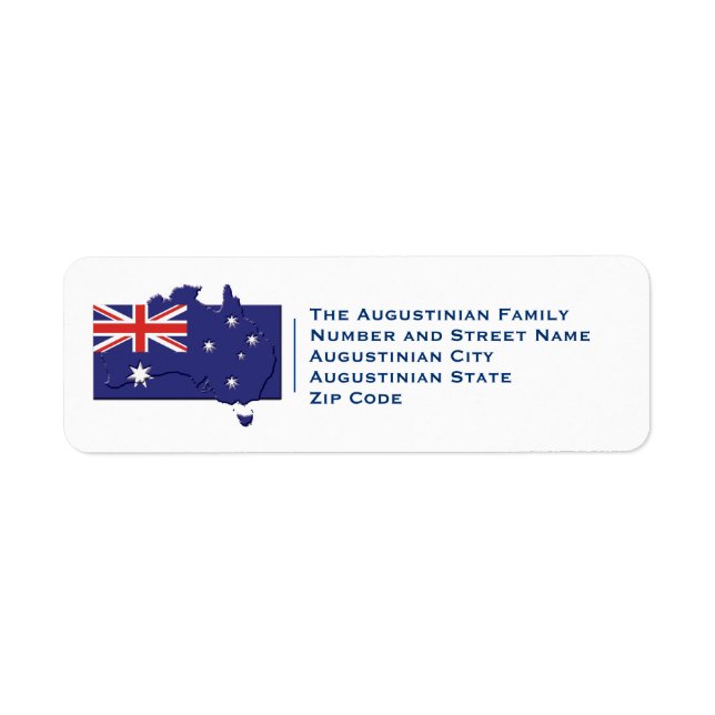Patriotisch | Australische Flagge | AUSTRALIEN | R (Vorne)