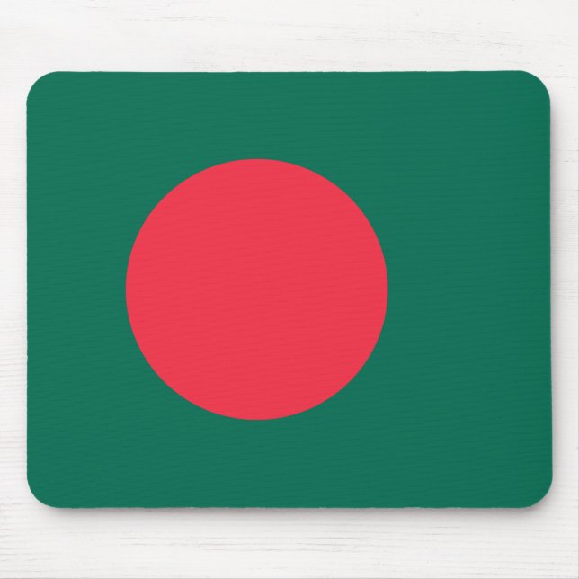 Patriotisch Bangladeshi Flag Mouse Pad Mousepad (Vorne)