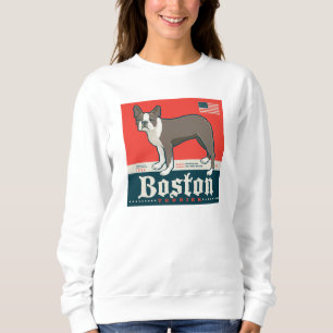 Patriotisch Boston Terrier Sweatshirt