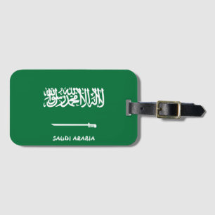 Patriotisch für die Nationalflagge Saudi-Arabiens Gepäckanhänger