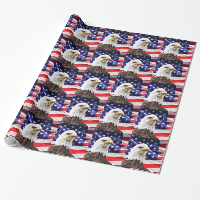 Patriotisch Geschenkpapier (Ungerollt)