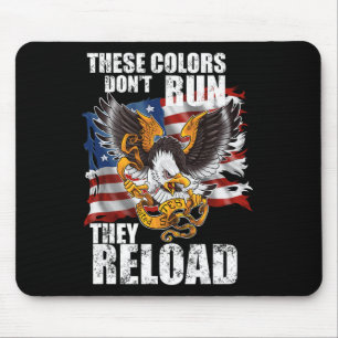 Patriotisch I Amerikanische Flagge I USA-Farben la Mousepad