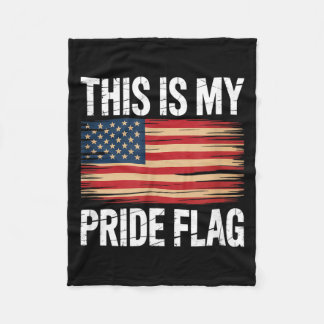 Patriotisch ist diese Stolzflagge USA amerikanisch Fleecedecke