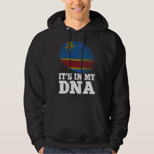 Patriotisch ist es in meiner DNA Fingerprint-Kongo Hoodie