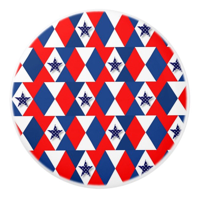 Patriotisch Keramikknauf (Vorderseite)