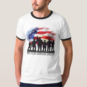 Patriotisch nie nach unten T-Shirt