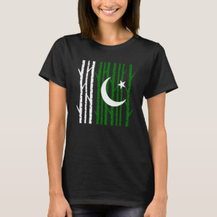 Patriotisch Pakistanischer Camping Wald Einzigarti T-Shirt