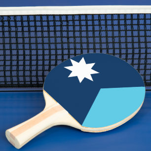 Patriotisch, Ping-Pong-Schläger mit der Flagge von Tischtennis Schläger